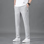 Casual Ice Silk Men's Plus Size Fashion Straight Pants